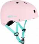 Riedutininko &scaron;almas Nils Extreme MTW001-1, S (52-56 cm), rožinė sp./žydra sp.