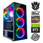 Stacionarus kompiuteris Intop Ryzen 5 7600X, 2500 GB, DDR5 32 GB, SSD+HDD 500 GB 2 TB, Nvidia GeForce RTX5060 8 GB GDDR7