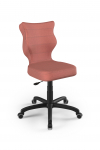 Vaiki&scaron;ka darbo kėdė Petit Monolith 08, 64 x 64 x 102.5 cm, juoda sp./rožinė sp.