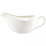 Padažinė Ambition Aura Gold, 400 ml, 19.5 cm x 9 cm x 8.5 cm, aukso sp./balta sp., porcelianas