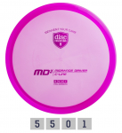 Diskgolfo diskas Discmania C-Line MD3, 21 cm x 21 cm, rožinė sp.