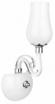 &Scaron;viestuvas sieninis Spot-Light Lutecja, E14, 1 x 40 W, balta sp.