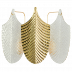 &Scaron;viestuvas sieninis CosmoLight Palermo W03087AU, E14, 3 x 40 W, skaidri sp./aukso sp.