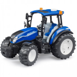 Žaislinis traktorius Bruder New Holland T5.120, 1:16, mėlyna sp.