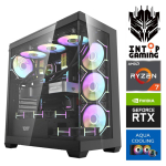 Stacionarus kompiuteris Intop Aqua Ryzen 7 7800X3D, 3 TB, DDR5 64 GB, SSD+HDD 1 TB 2 TB, Nvidia GeForce RTX 5080 16 GB GDDR7