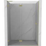 Du&scaron;o durys Mexen Lunar 834-135-000-55-00-L, 135 cm x 200 cm, aukso sp./grūdintas