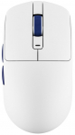 Belaidė žaidimų pelė Royal Kludge M30, 2.4 ghz / bluetooth / usb, mėlyna sp./balta sp.