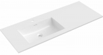 Vonios praustuvas Mexen Otis Left, konglomeratas, 121 cm x 46.5 cm x 16.8 cm, balta sp.