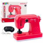 Žaislinė buitinė technika, siuvimo ma&scaron;ina Lean Toys Home, rožinė