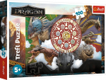 Dėlionė Trefl How to Train Your Dragon Dragons In Action 16524, 27.5 cm x 41 cm, 100 vnt., įvairių spalvų