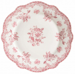 Lėk&scaron;tė pietų Homla Lourry, 27 cm x 27 cm x 2 cm, balta sp./raudona sp.