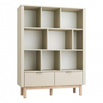 Knygų lentyna Pinio Miloo Wide, &scaron;ampano sp., 160 cm x 42 cm x 120 cm