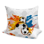 Antklodės užvalkalas Rustilė Fireball 3315, mėlyna/balta/raudona, 60 cm x 40 cm