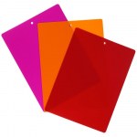 Pjaustymo lentelių rinkinys Orion 140468, raudona sp./oranžinė sp./rožinė sp., 38 cm x 28 cm