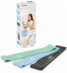 Pasiprie&scaron;inimo gumų rinkinys Spokey Flex Set, 50 cm x 5 cm, juoda sp.