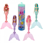 Lėlė su priedais, undinėlė Mattel Barbie Color Reveal JMW61, 30 cm, (spalva/dizainas parenkami atsitiktine tvarka)