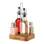 Prieskoninių rinkinys Domotti Temis, sidabro sp., 14 cmx12.5 cm