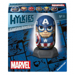 3D dėlionė Ravensburger Hylkies Captain America, 8 cm x 8 cm, 54 vnt., įvairių spalvų