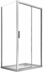 Du&scaron;o kabina Besco Actis, stačiakampė, be padėklo, 100 cm x 90 cm x 195 cm