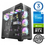 Stacionarus kompiuteris Intop RM72338NS Intel Core i5-14400F, DDR5 32 GB, SSD+HDD 1 TB 4 TB, Nvidia GeForce RTX5070Ti 16 GB GDDR7
