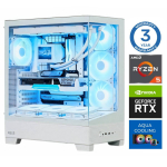 Stacionarus kompiuteris Intop RM76884NS AMD Ryzen 5 9600X, DDR5 16 GB, SSD+HDD 1 TB 4 TB, Nvidia GeForce RTX5060Ti 8 GB GDDR7