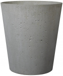 Gėlių vazonas Deroma Geomineral Cono, kompozicinės medžiagos, &Oslash; 38.5 cm, antracito sp.