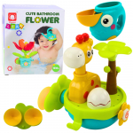 Vonios žaislas, žirafa Lean Toys Cute Bathroom Flower, įvairių spalvų