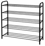 Batų lentyna Brunbeste BB-3545, juoda sp., 26 cm x 80 cm x 91 cm