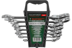 Terk&scaron;linių kombinuotų raktų rinkinys, rinkinys Rockforce RF-51072F, 250 mm, 8 - 19 mm, 7 vnt.