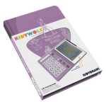 Pie&scaron;imo lenta su LCD ekranu KidyWolf Kidydraw Princess, violetinė sp.