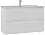 Vonios spintelė su praustuvu Kalune Design Nuvola, balta sp., 50 cm x 100 cm x 62 cm