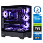 Stacionarus kompiuteris Intop RM74575 Intel Core i5-14400F, DDR5 64 GB, SSD+HDD 1 TB 4 TB, Nvidia GeForce RTX5070 12 GB GDDR7, Windows 11 Pro