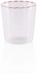 Stiklinė Hermia BRD0130, stiklas, 0.32 l, raudona sp.
