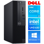Stacionarus kompiuteris Dell RM71824, atnaujintas Intel Core i3-9100, DDR4 32 GB, SSD 1 TB, Intel UHD Graphics 630 Dynamic, Windows 11 Pro OptiPlex 3070 SFF