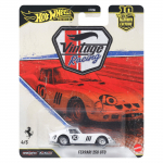 Žaislinis automobilis Mattel Hot Wheels Premium Vintage Racing Ferrari 250 GTO JKF25, 1:64, balta sp.