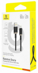 Laidas Baseus Dura P10377802U01-02, USB Type C/USB Type A, 200 cm, juoda sp., 60 W