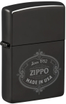 Žiebtuvėlis Zippo 46945 Zippo Design, juoda sp.