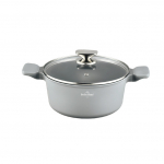 Puodas Swiss Haus Basel Premium, &Oslash;26 cm, 4.9 l, pilka sp.