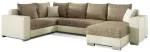 Kampinė sofa Marco Berlin 03, Soft 33, &scaron;viesiai ruda sp., de&scaron;ininė, 210 x 312 cm x 92 cm