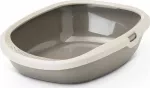 Kačių tualetas su rėmu Savic Gizmo, granito sp., uždaras, M, 44 cm x 33 cm x 12 cm