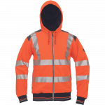 Džemperis vyrams Cerva Knoxfield HVPS, oranžinė sp., XL dydis