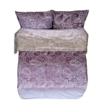 Patalynės užvalkalų komplektas Rustilė Henna 6230, violetinis, 135 x 200 cm