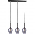 &Scaron;viestuvas lubų Milagro Lugano ML8814, E14, 3 x 40 W, juoda sp.
