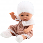 Lėlė - kūdikis, 29 cm, balta