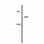 Gėlių stovas 4IQ Adjustable, 40 cm x 24 cm x 165 cm, &Oslash; 24 - 40 cm