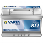 Akumuliatorius Varta SIL E38, 12 V, 74 Ah, 750 A