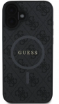 Telefono dėklas Guess GUHMP16MG4GFRK, Apple iPhone 16 Plus, juoda sp.