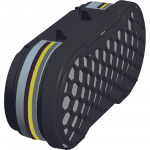 Filtras CleanSpace ABE1P3, juoda