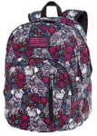 Mokyklinė kuprinė CoolPack Discovery, mėlyna sp./balta sp./raudona sp., 32 cm x 13 cm x 44 cm