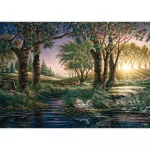 Dėlionė Schmidt Terry Redlin: Morning Magic At The Pond, Puzzle, 1000 vnt.